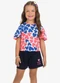 Rovi Kids - Conjunto Blusa com Shorts Meia Malha Rosa - variação: Rosa