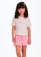 Trick Nick - Conjunto Blusa com Shorts Rosa - variação: Rosa