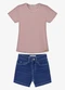 Trick Nick - Conjunto Blusa com Shorts Amarelo - variação: Rosa