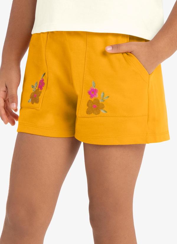 Rovi Kids - Conjunto Blusa com Shorts Bege 5