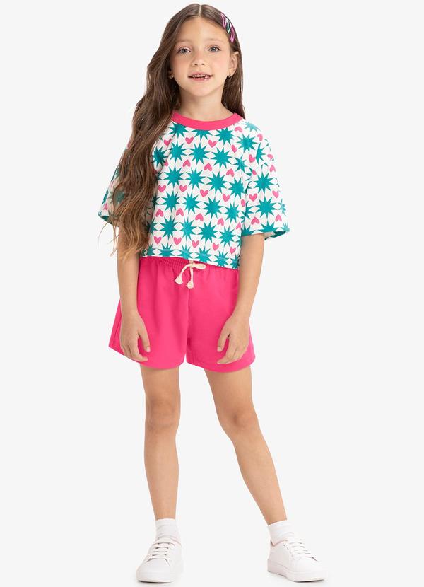 Rovi Kids - Conjunto Blusa com Shorts Rovi Kids Verde 3