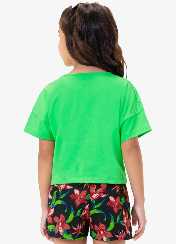 Rovi Kids - Conjunto Blusa com Shorts Verde 2