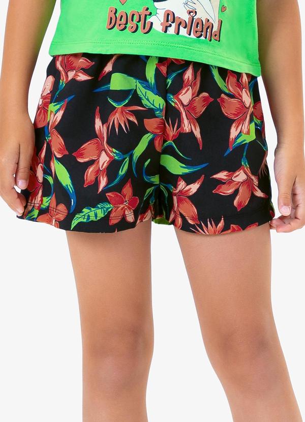 Rovi Kids - Conjunto Blusa com Shorts Verde 4