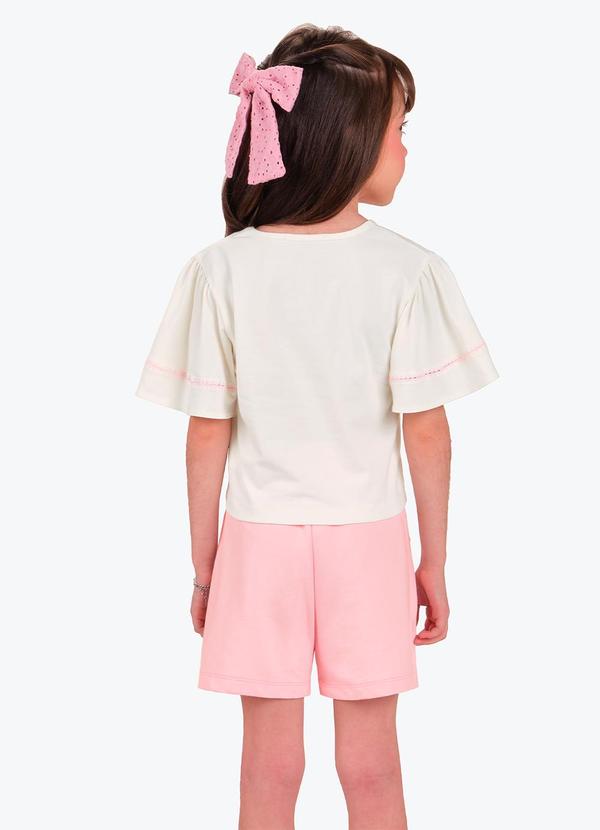 Trick Nick - Conjunto Blusa com Shorts Saia Bege 2