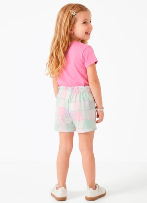 Sweet Lemon - Conjunto Blusa com Silk e Short Rosa - SWEET LEMON