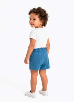 Sweet Lemon - Conjunto Blusa com Silk e Shorts Branco - SWEET LEMON