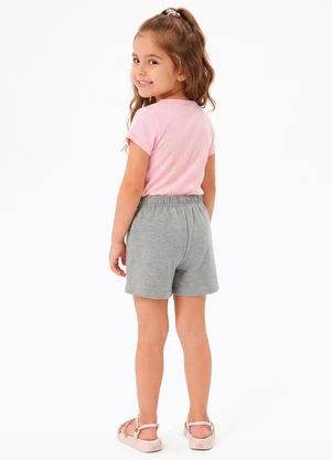 Sweet Lemon - Conjunto Blusa com Silk e Shorts Rosa - SWEET LEMON