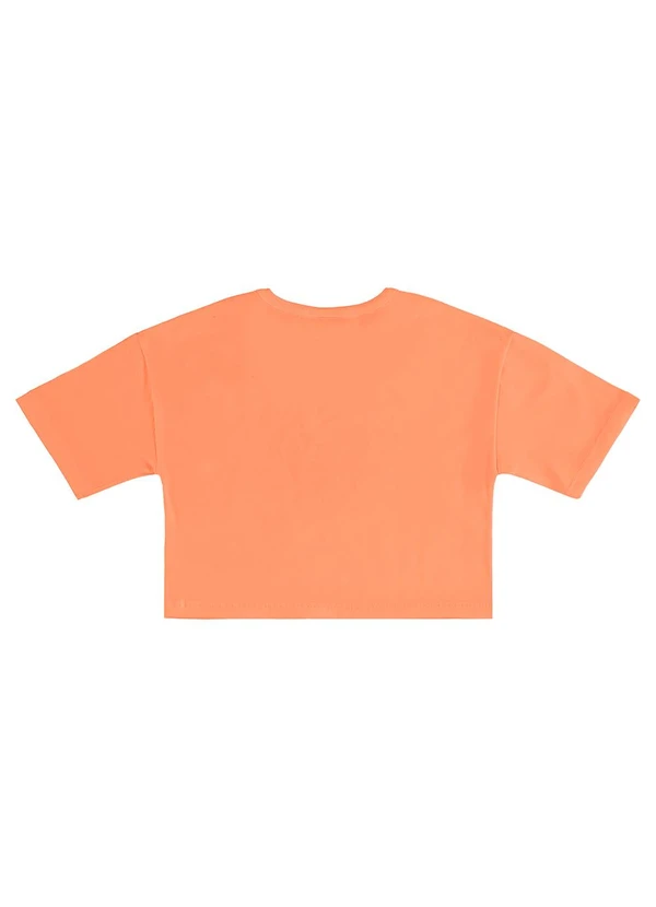Bee Loop - Conjunto Blusa Cropped e Short Laranja 5