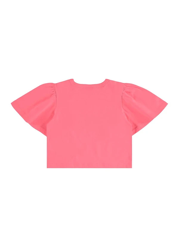 Bee Loop - Conjunto Blusa Cropped e Short Rosa 5