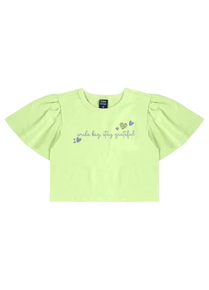 Bee Loop - Conjunto Blusa Cropped e Short Verde - BEE LOOP