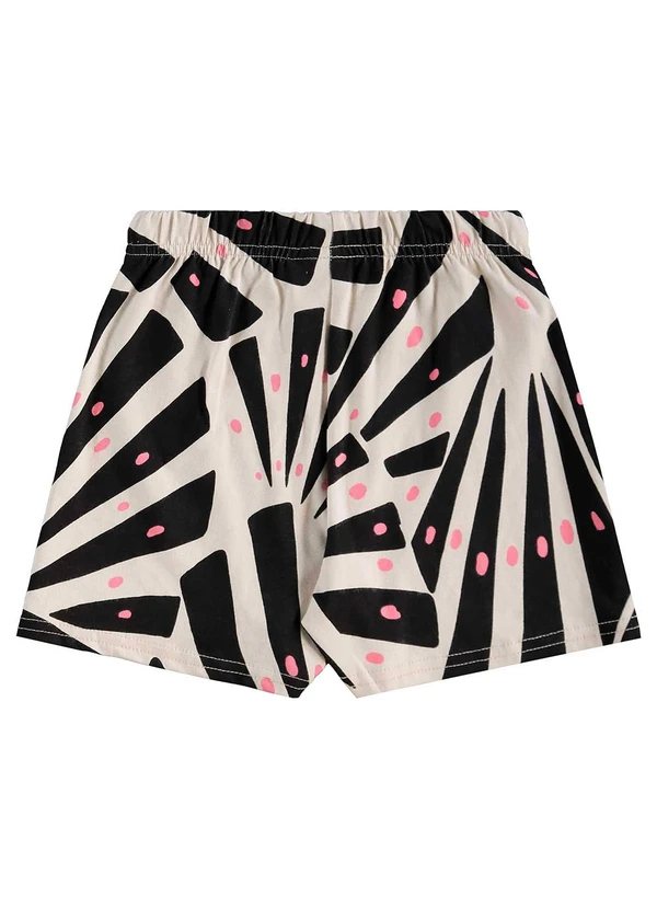 Bee Loop - Conjunto Blusa Cropped e Short-Saia Preto 7