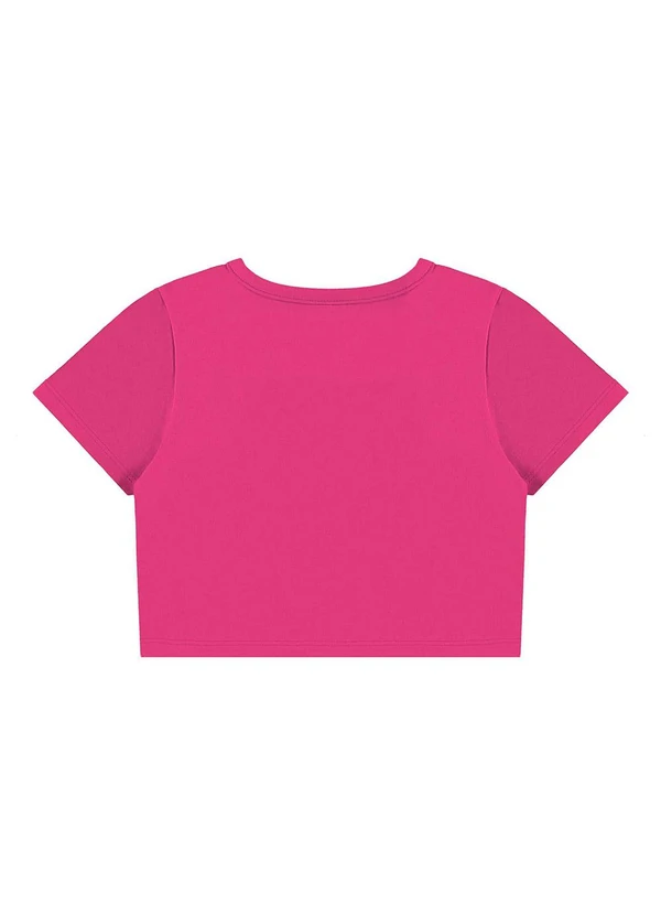 Bee Loop - Conjunto Blusa Cropped e Short-Saia Rosa 5
