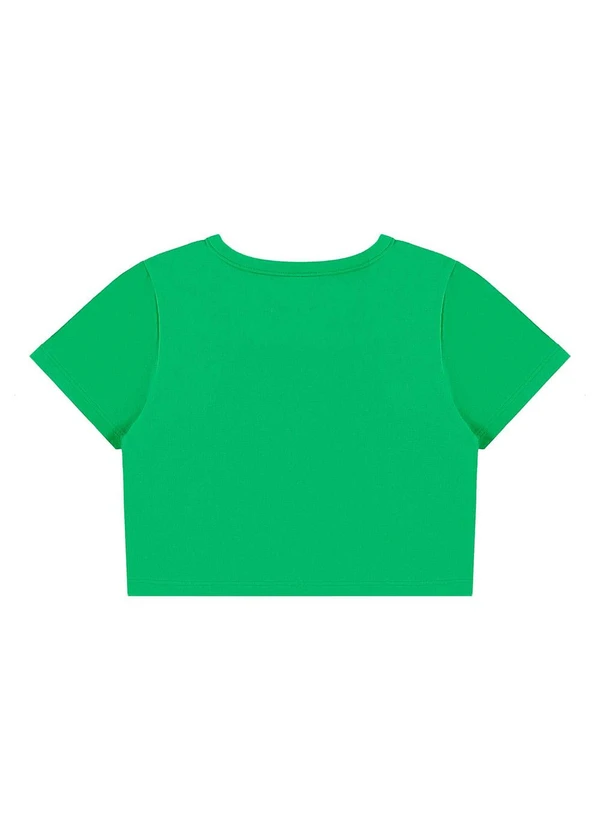 Bee Loop - Conjunto Blusa Cropped e Short-Saia Verde 5