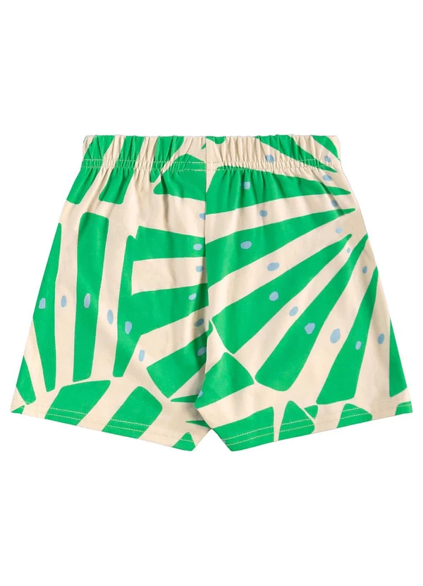 Bee Loop - Conjunto Blusa Cropped e Short-Saia Verde 6