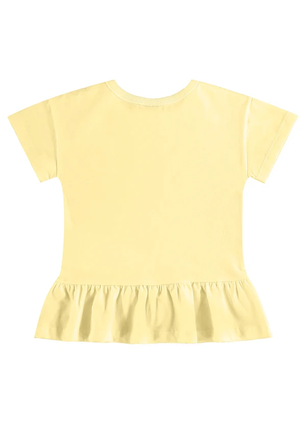 Bee Loop - Conjunto Blusa e Bermuda Infantil Amarelo 4