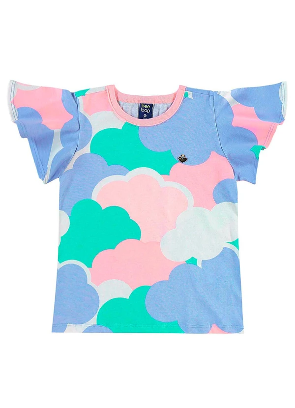 Bee Loop - Conjunto Blusa e Bermuda Menina Rosa 3