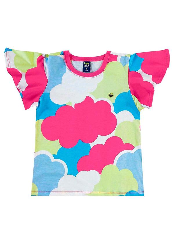 Bee Loop - Conjunto Blusa e Bermuda Menina Rosa 4