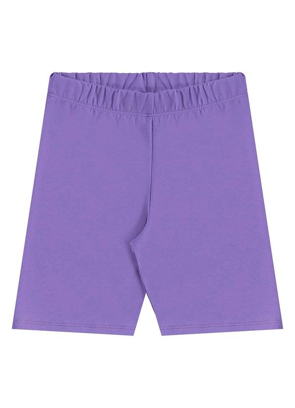 Bee Loop - Conjunto Blusa e Bermuda Menina Roxo 4