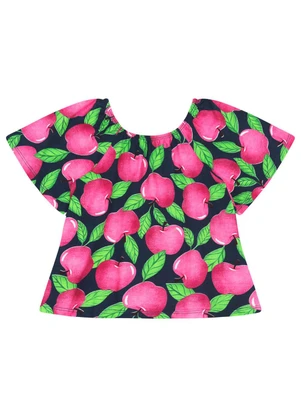 Conjunto Blusa e Bermuda para Menina Bee Loop Rosa - BEE LOOP