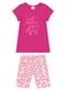 Duduka - Conjunto Blusa e Short Saia Vermelho - variação: Rosa