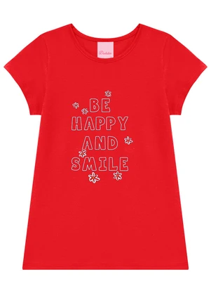 Duduka - Conjunto Blusa e Bermuda  Vermelho - DUDUKA