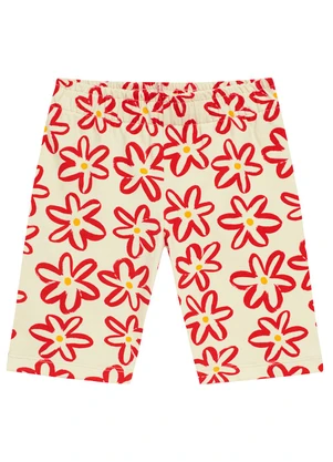 Duduka - Conjunto Blusa e Bermuda  Vermelho - DUDUKA