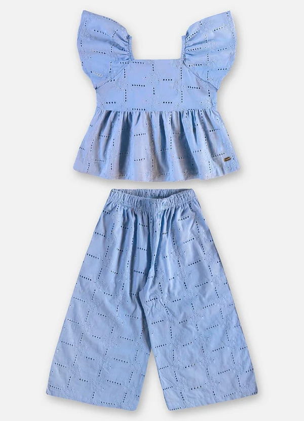Up Baby - Conjunto Blusa e Calça Infantil Azul 2