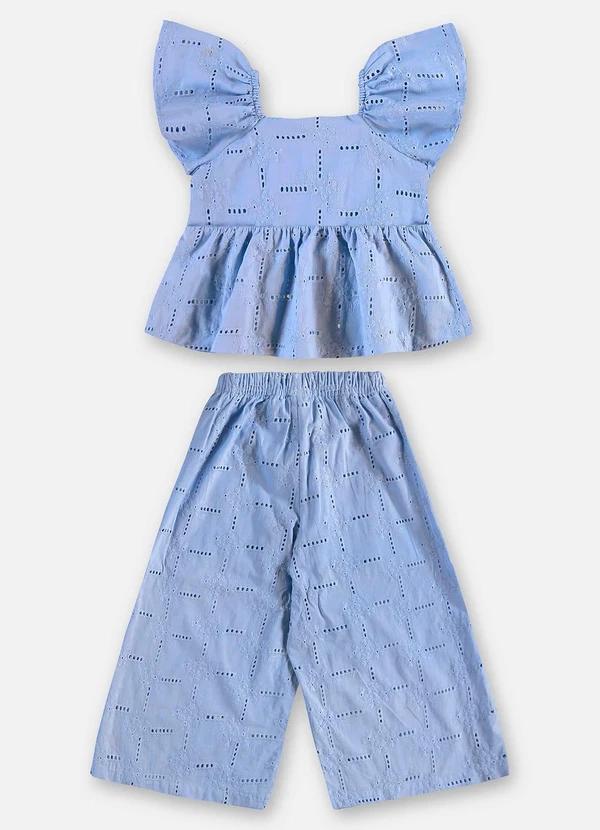 Up Baby - Conjunto Blusa e Calça Infantil Azul 3