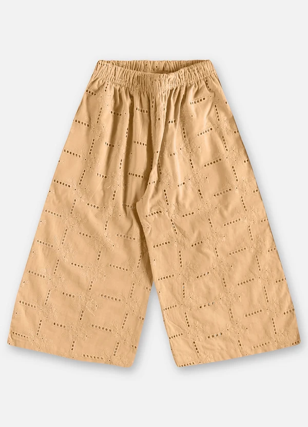 Up Baby - Conjunto Blusa e Calça Infantil Bege 7