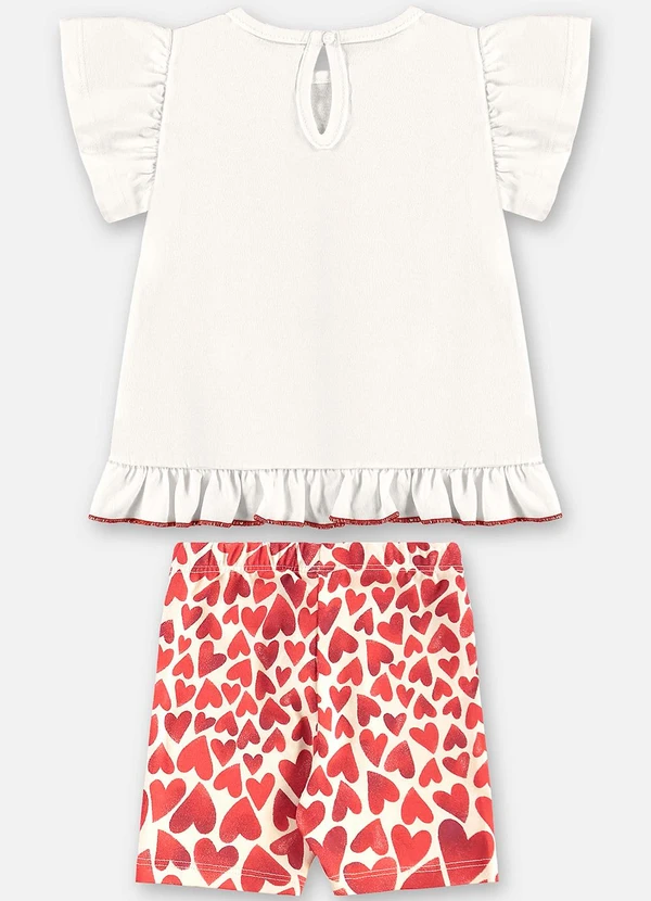 Up Baby - Conjunto Blusa e Ciclista Bebê Bege 3