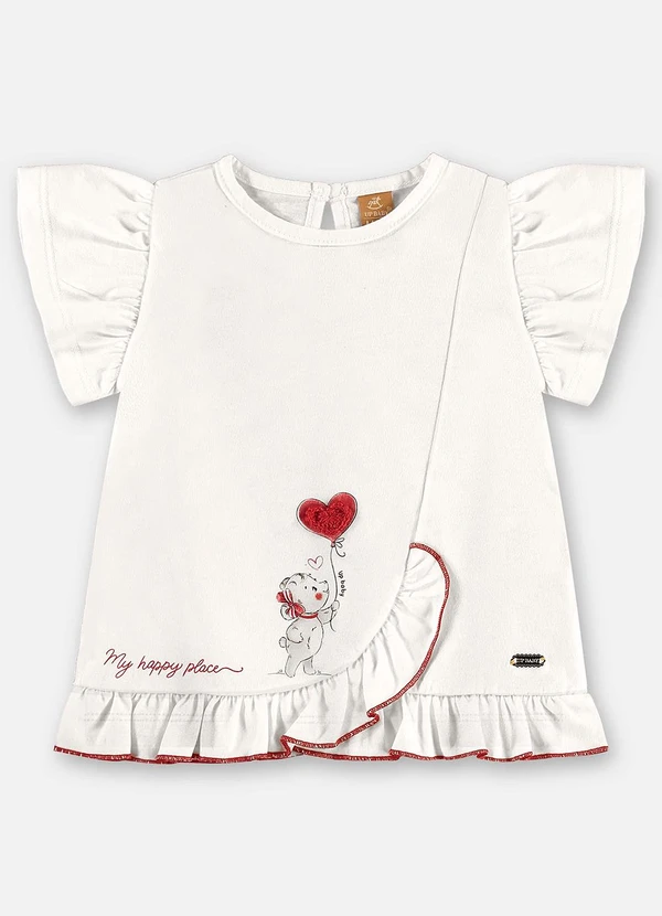 Up Baby - Conjunto Blusa e Ciclista Bebê Bege 4