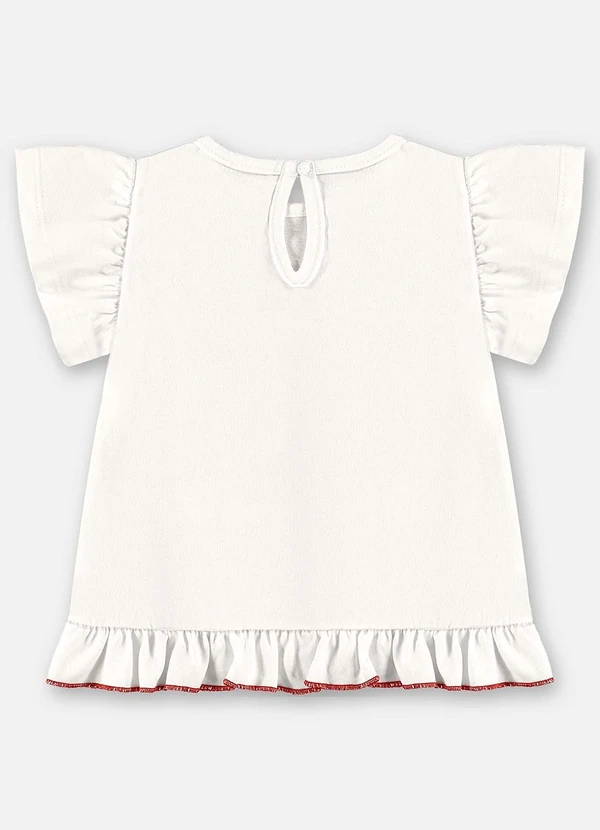 Up Baby - Conjunto Blusa e Ciclista Bebê Bege 5