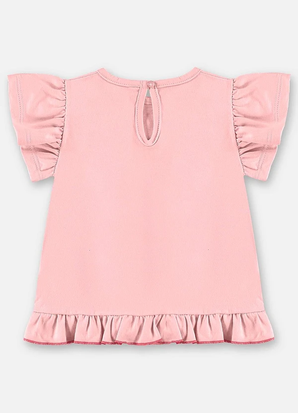 Up Baby - Conjunto Blusa e Ciclista Bebê Rosa 4