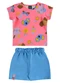 Bee Loop - Conjunto Infantil Blusa e Short Verde - variação: Rosa