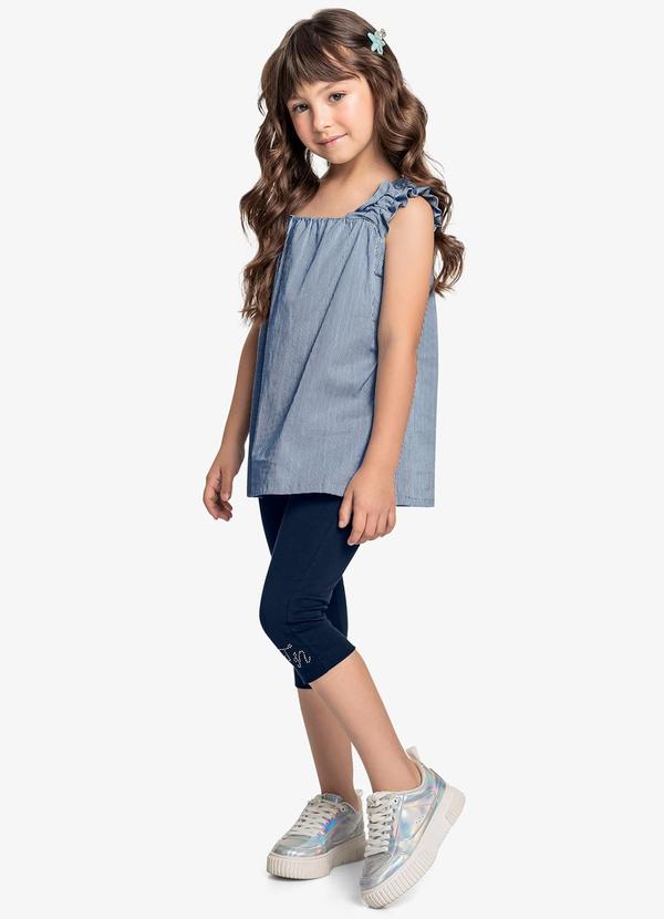 Trick Nick - Conjunto Blusa e Legging Carpi Azul