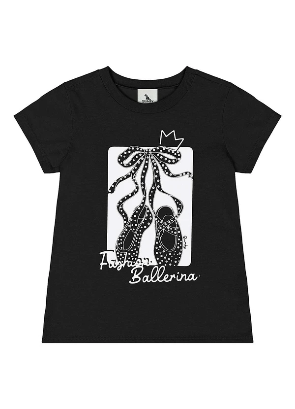 Quimby - Conjunto Blusa e Legging de Bolinhas Preto 3