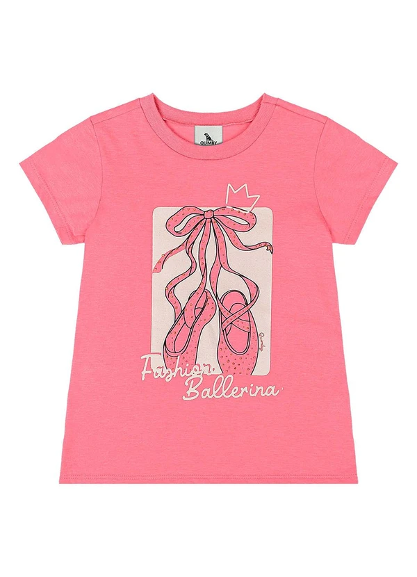 Quimby - Conjunto Blusa e Legging de Bolinhas Rosa 3