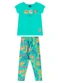 Bee Loop - Conjunto Blusa e Legging Menina Verde - variação: Verde