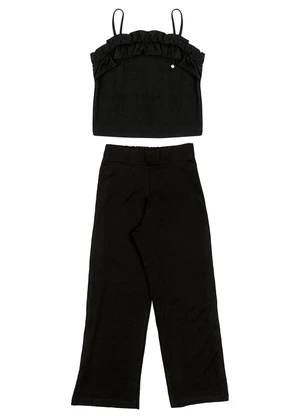 Soft Bonni - Conjunto Blusa e Pantalona Infantil  Preto - SOFT BONNI