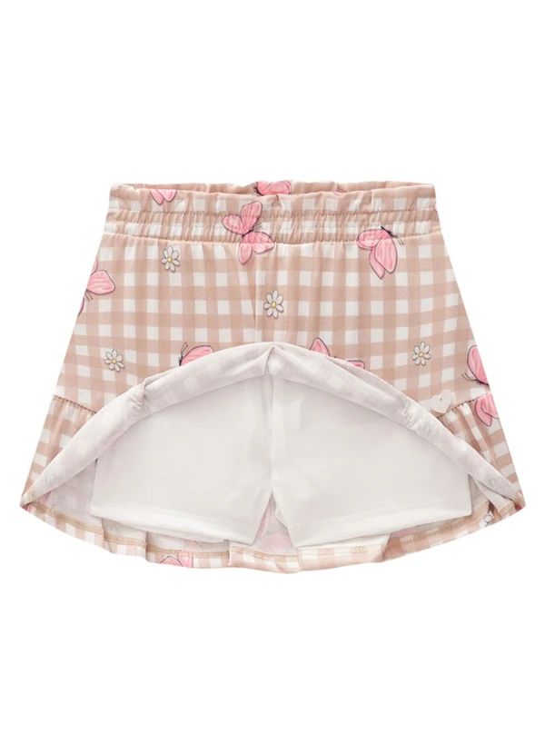 Marlan - Conjunto Blusa e Saia em Cotton Margaridas Rosa 4