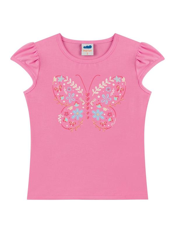 Marlan - Conjunto Blusa e Saia em Cotton Romance Rosa 4