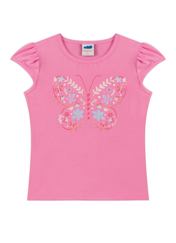 Marlan - Conjunto Blusa e Saia em Cotton Romance Rosa 4