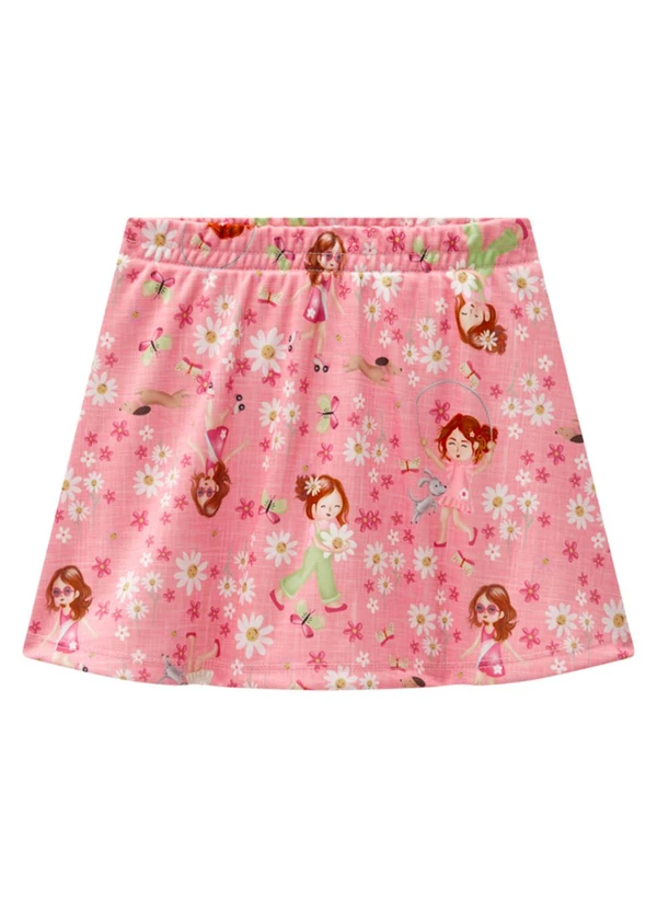 Marlan - Conjunto Blusa e Saia Newtech Meu Jardim Branco 2