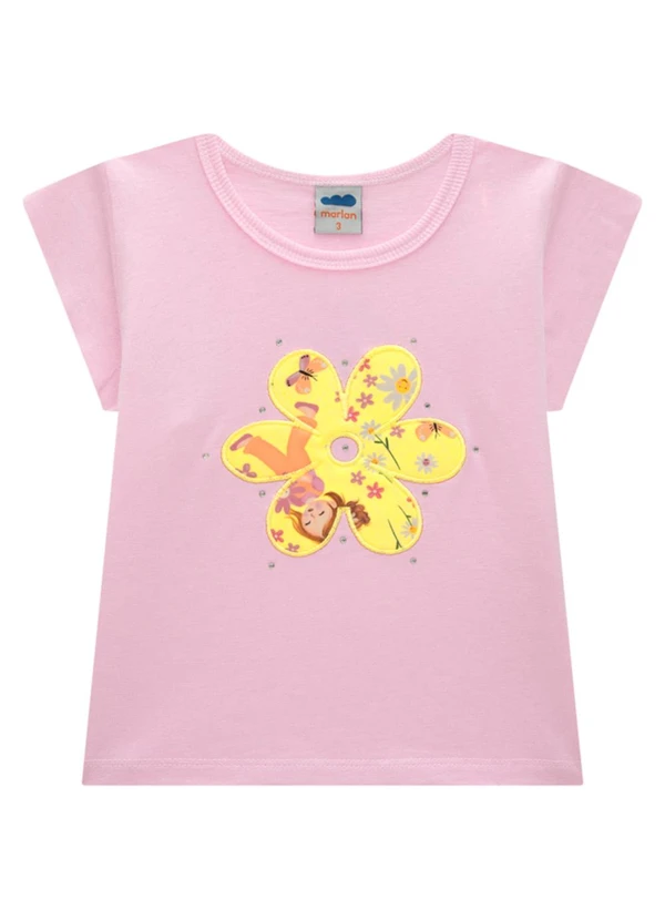 Marlan - Conjunto Blusa e Saia Newtech Meu Jardim Rosa 2