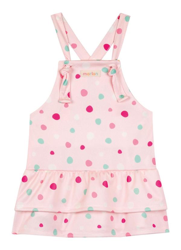 Marlan - Conjunto Blusa e Salopete Rosa 2