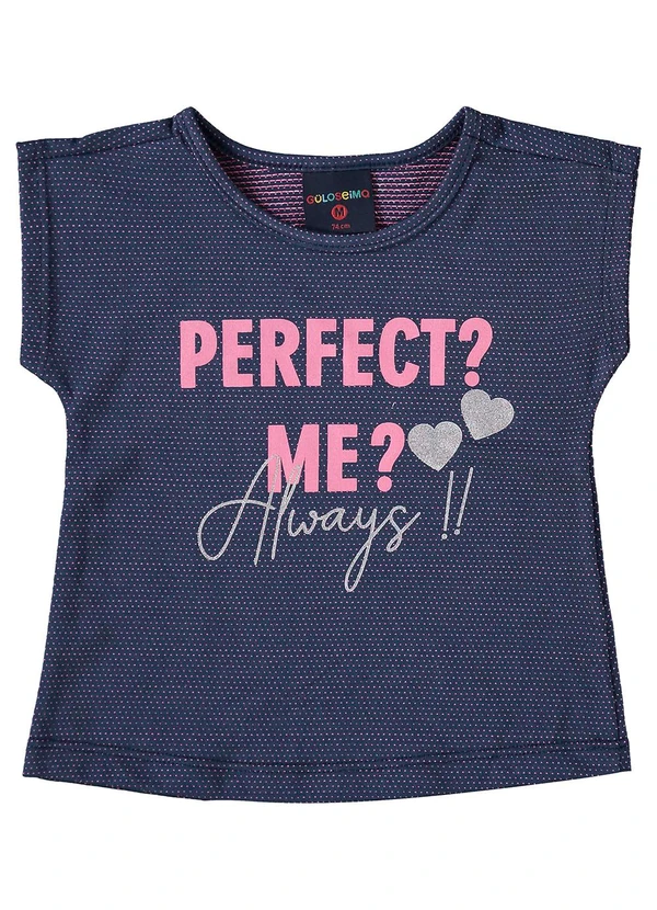 Guloseima - Conjunto Blusa e Short Bebê Menina Azul 3