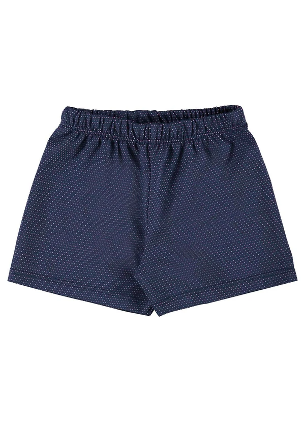 Guloseima - Conjunto Blusa e Short Bebê Menina Azul 5