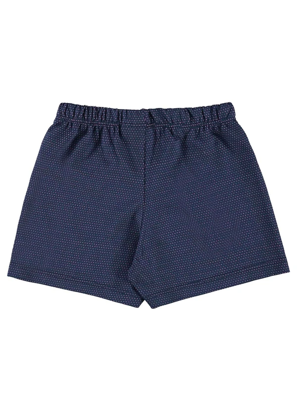 Guloseima - Conjunto Blusa e Short Bebê Menina Azul 6