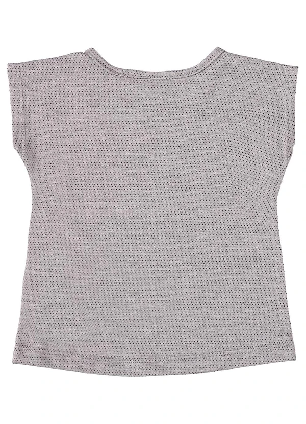 Guloseima - Conjunto Blusa e Short Bebê Menina Cinza 4