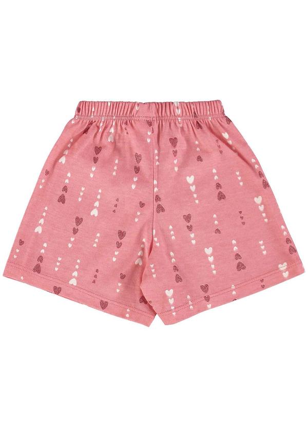 Bee Loop - Conjunto Blusa e Short Bebê Vermelho 7